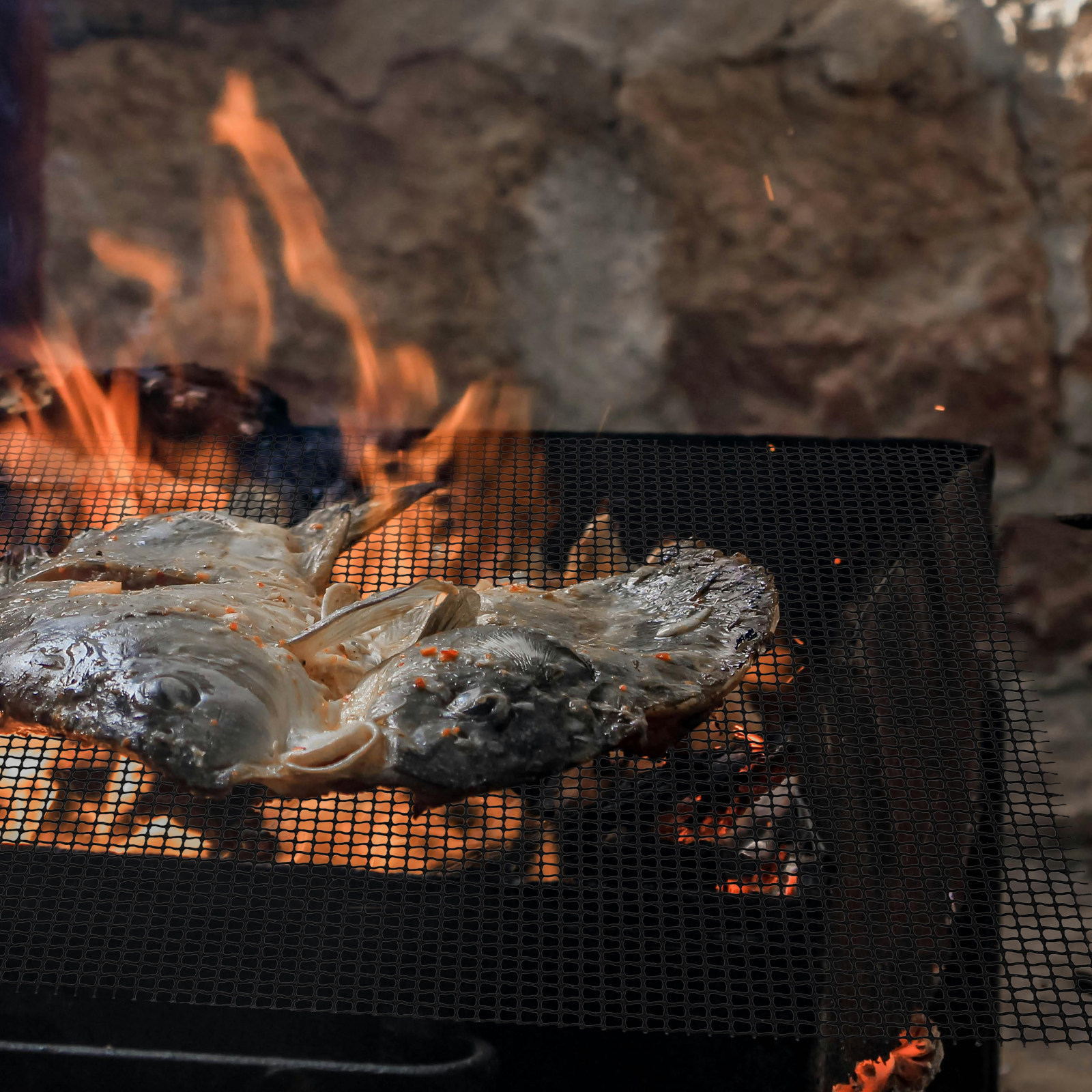 5Pcs Bbq Grill Mesh Mats Non S - Outdoor Gas Stove ulasan dan harga