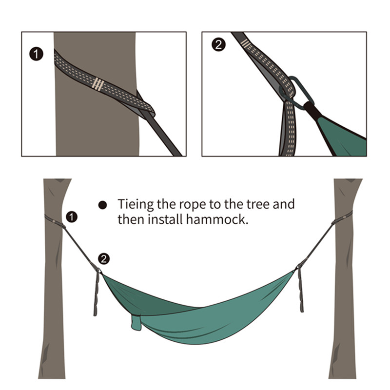 2pcs Hammock Straps High Load  - Camping Hammock ulasan dan harga