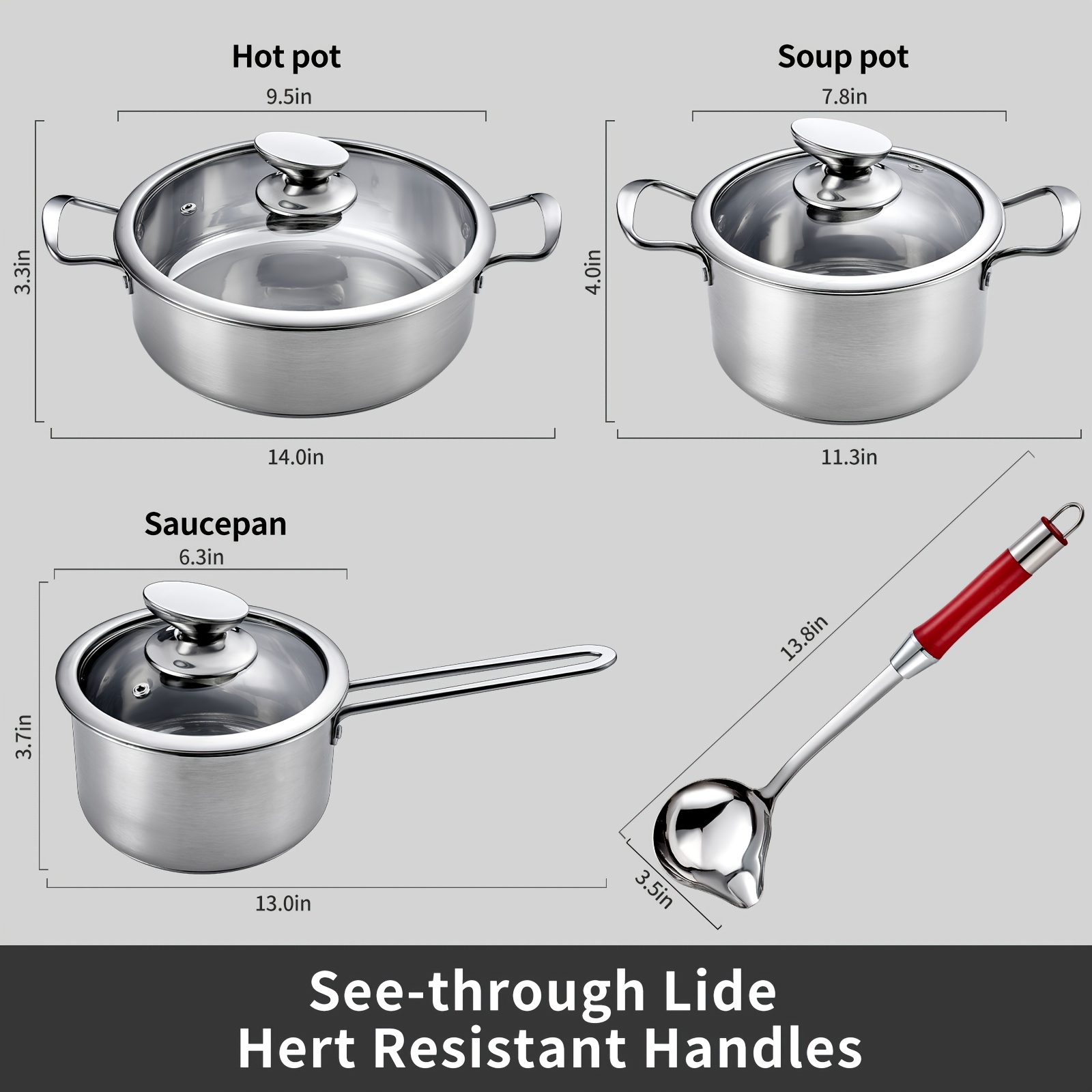 7pcs Stainless Steel Cookware  - Outdoor Gas Stove ulasan dan harga