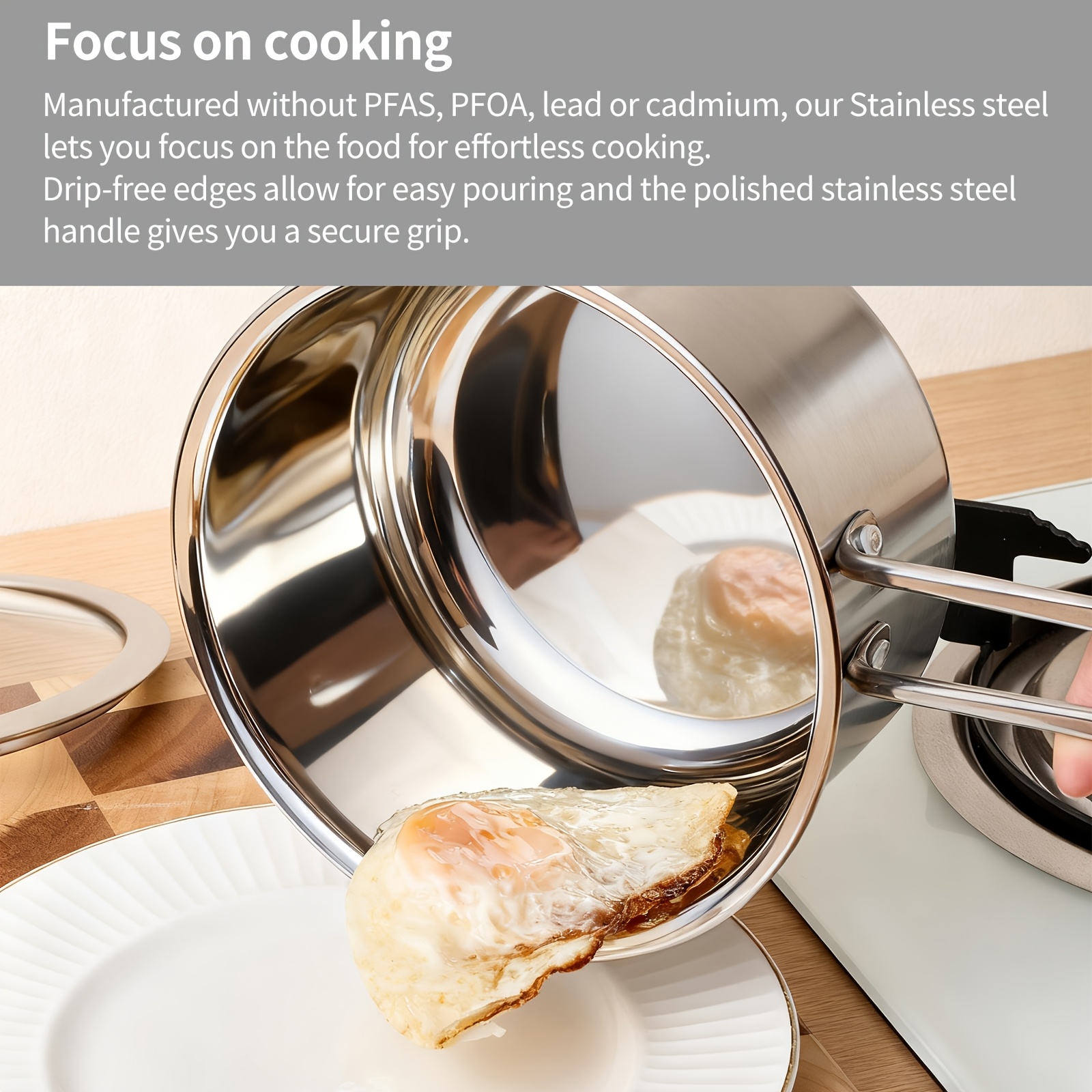 7pcs Stainless Steel Cookware  - Outdoor Gas Stove ulasan dan harga