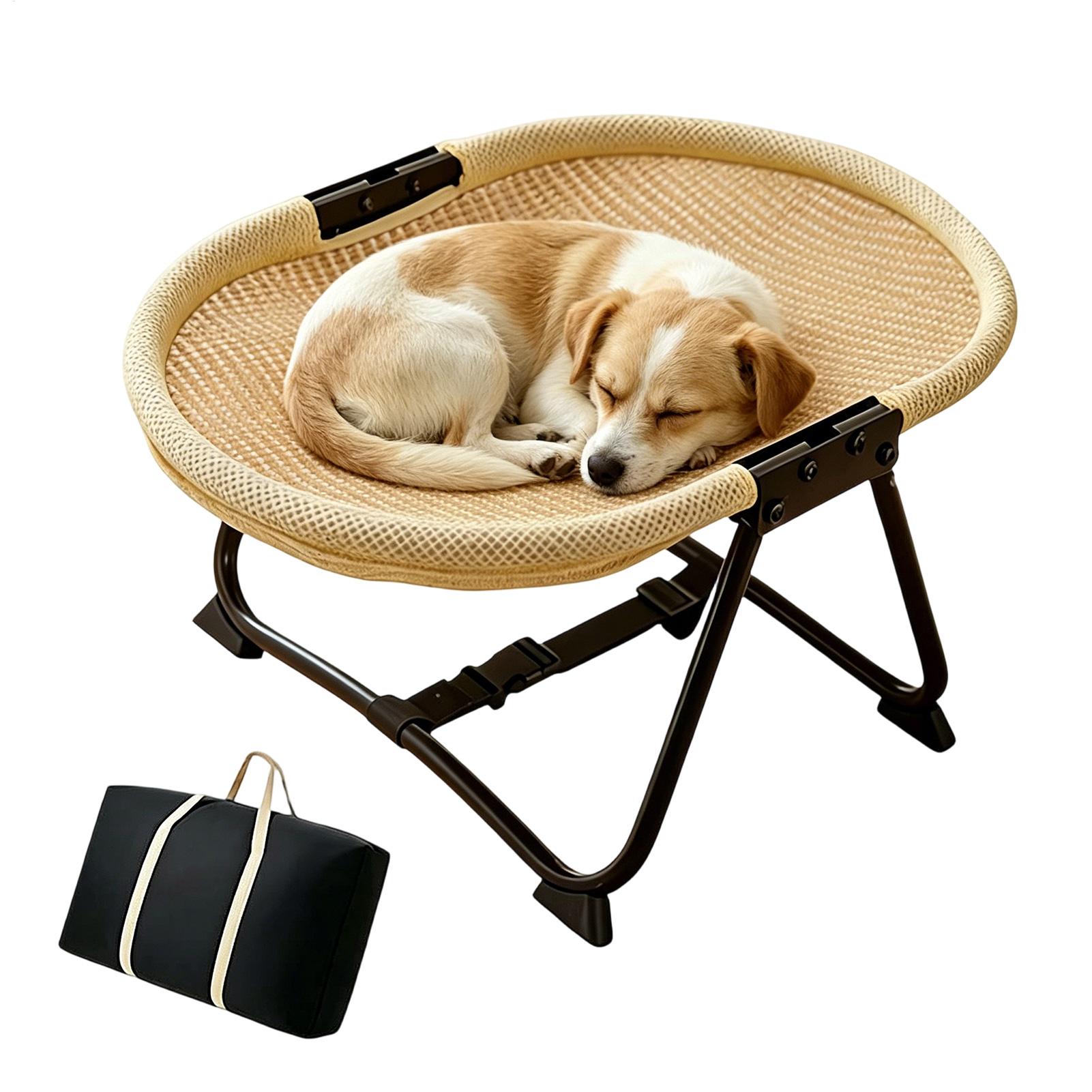 Dog Cot Bed Foldable Breathabl - Outdoor Camping Dog Bed ulasan dan harga