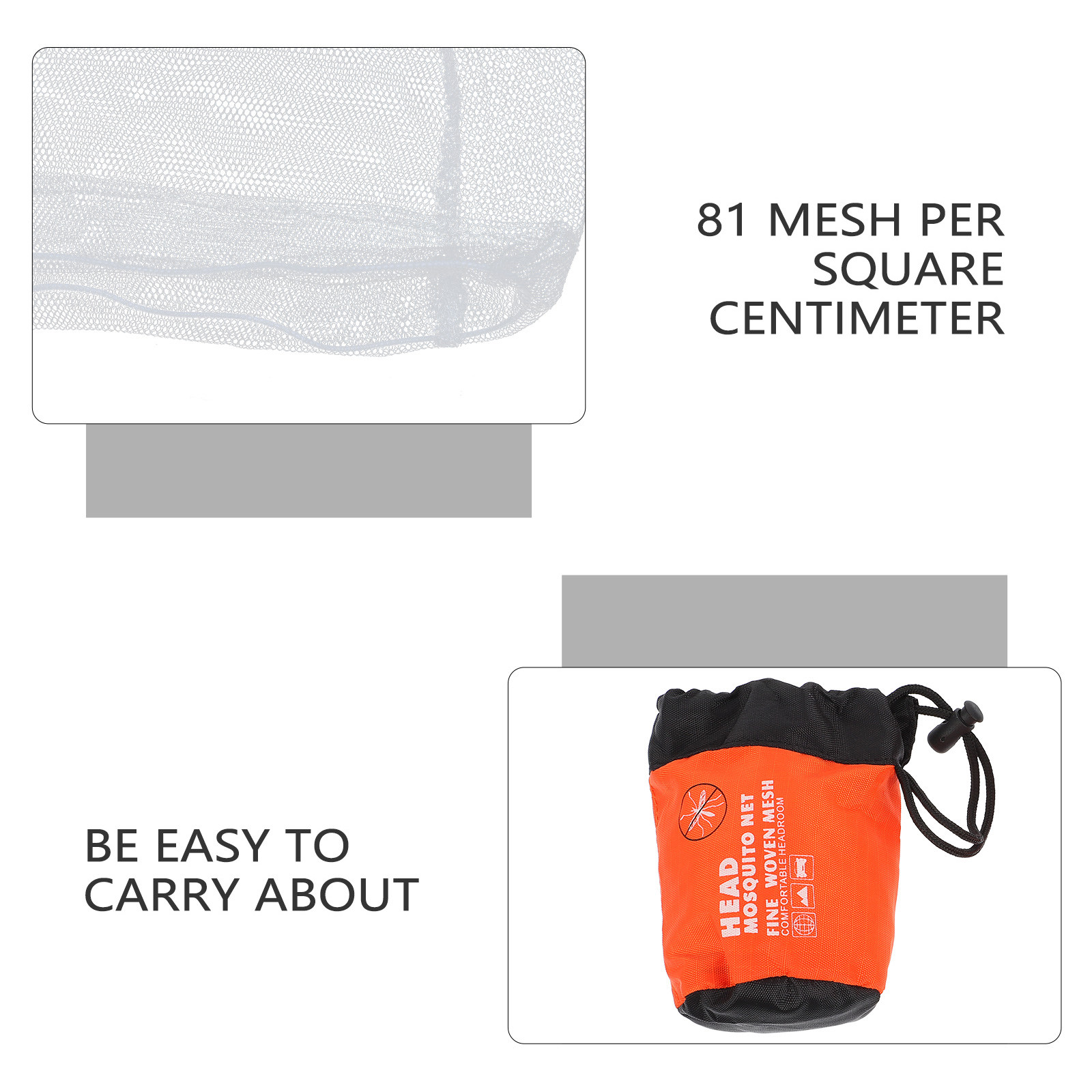 2Pcs Mosquito Head Nets Outdoo - Outdoor Camping Mosquito Net ulasan dan harga