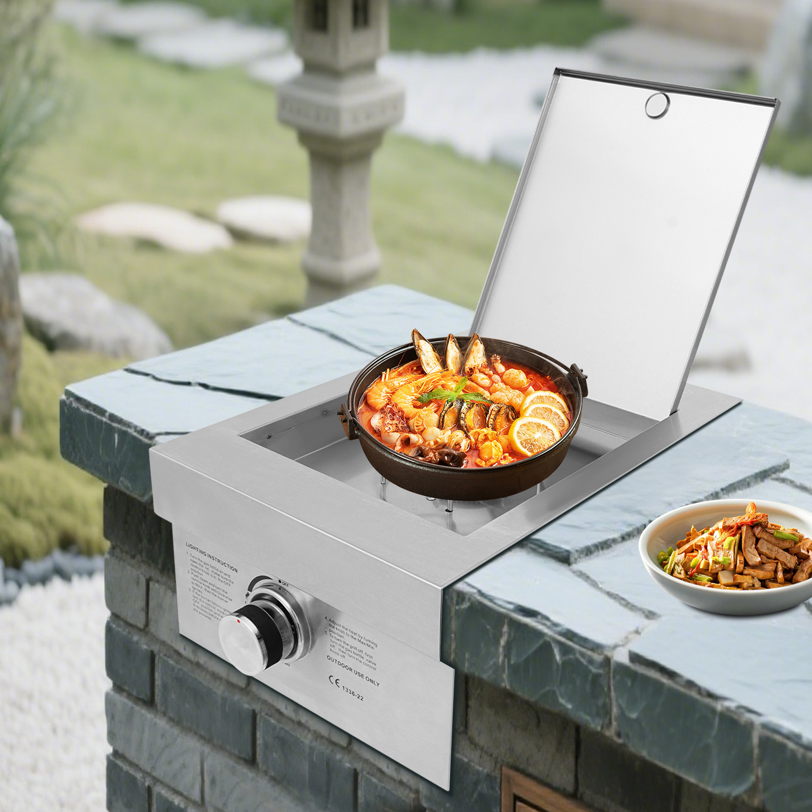 Gas Stove, Embedded/Outdoor, 3 - Outdoor Camping Gas Stove ulasan dan harga