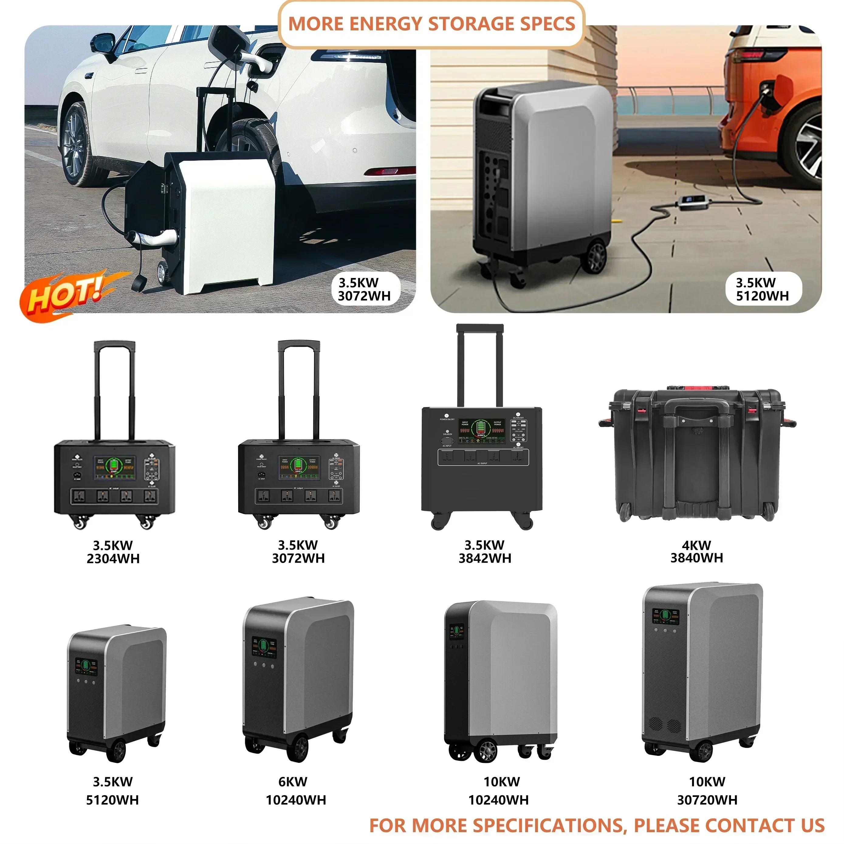 2025New 3.5kW 6kw 10kw Portabl - Portable Power Station ulasan dan harga