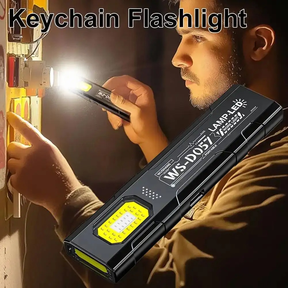 Powerful Mini COB Keychain Fla - Outdoor Camping Lampe ulasan dan harga