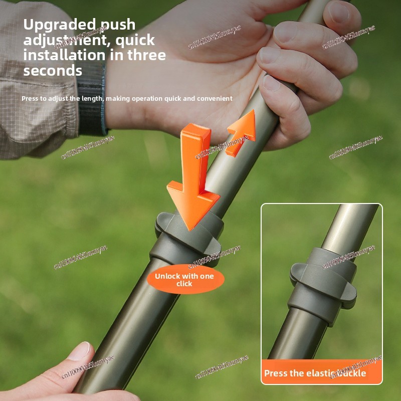 Aluminum Alloy Telescoping Pol - Outdoor Camping Canopy ulasan dan harga