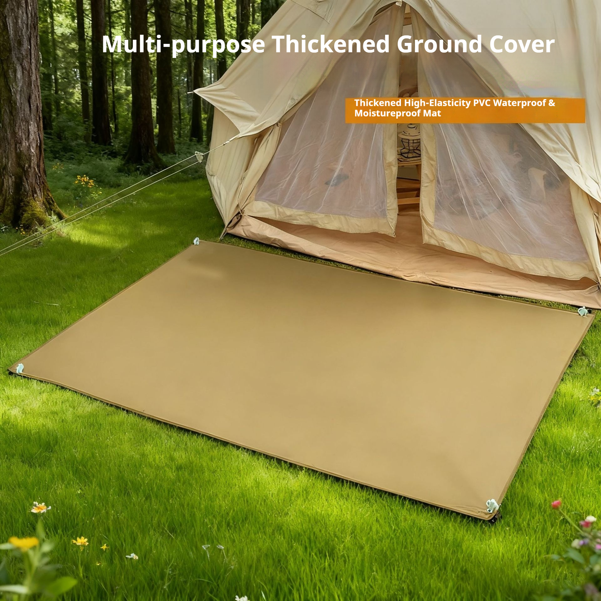 Thickened waterproof and moist - Outdoor Camping Rug Waterproof ulasan dan harga