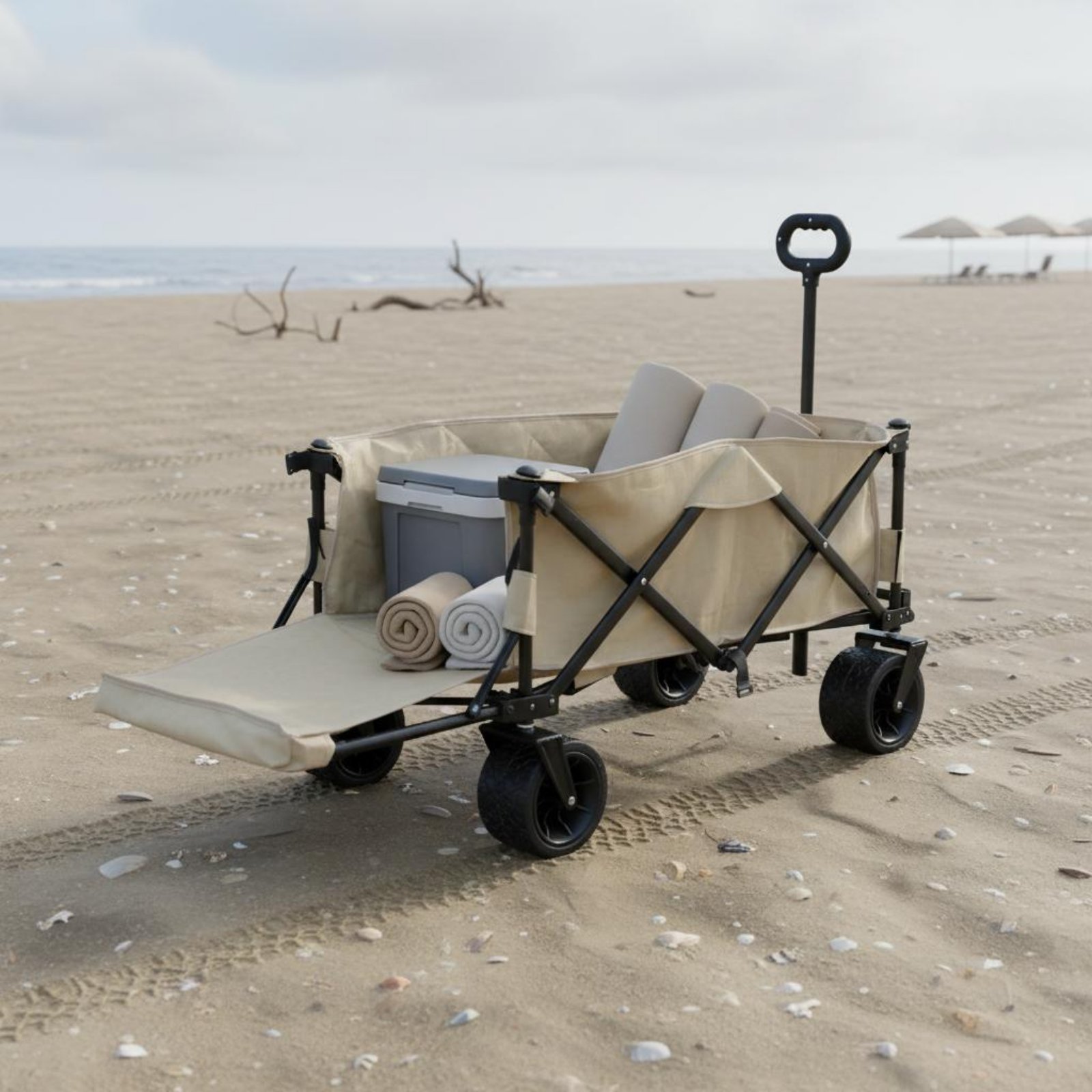 Wagon Table Vehicle Heavy Duty - Outdoor Camping Vehicle Wagon ulasan dan harga