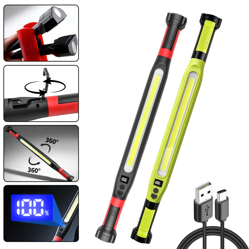 COB Work Light Type‑C Recharge - Outdoor Camping Lampe ulasan dan harga