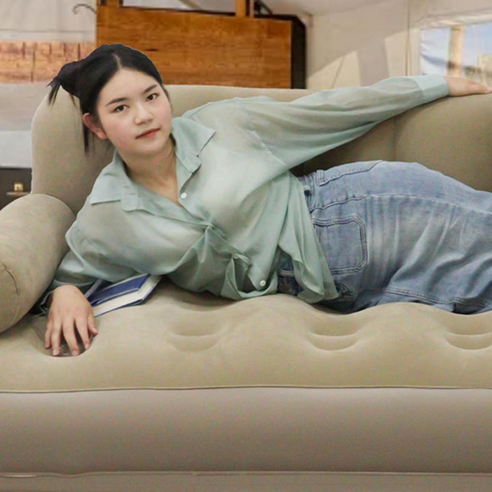 Air Sofa With Air Pump Folding - Outdoor Camping Furniture ulasan dan harga