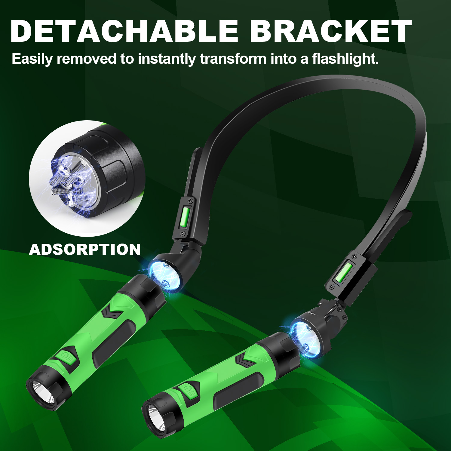USB Rechargeable LED Neck Ligh - Outdoor Camping Lampe ulasan dan harga