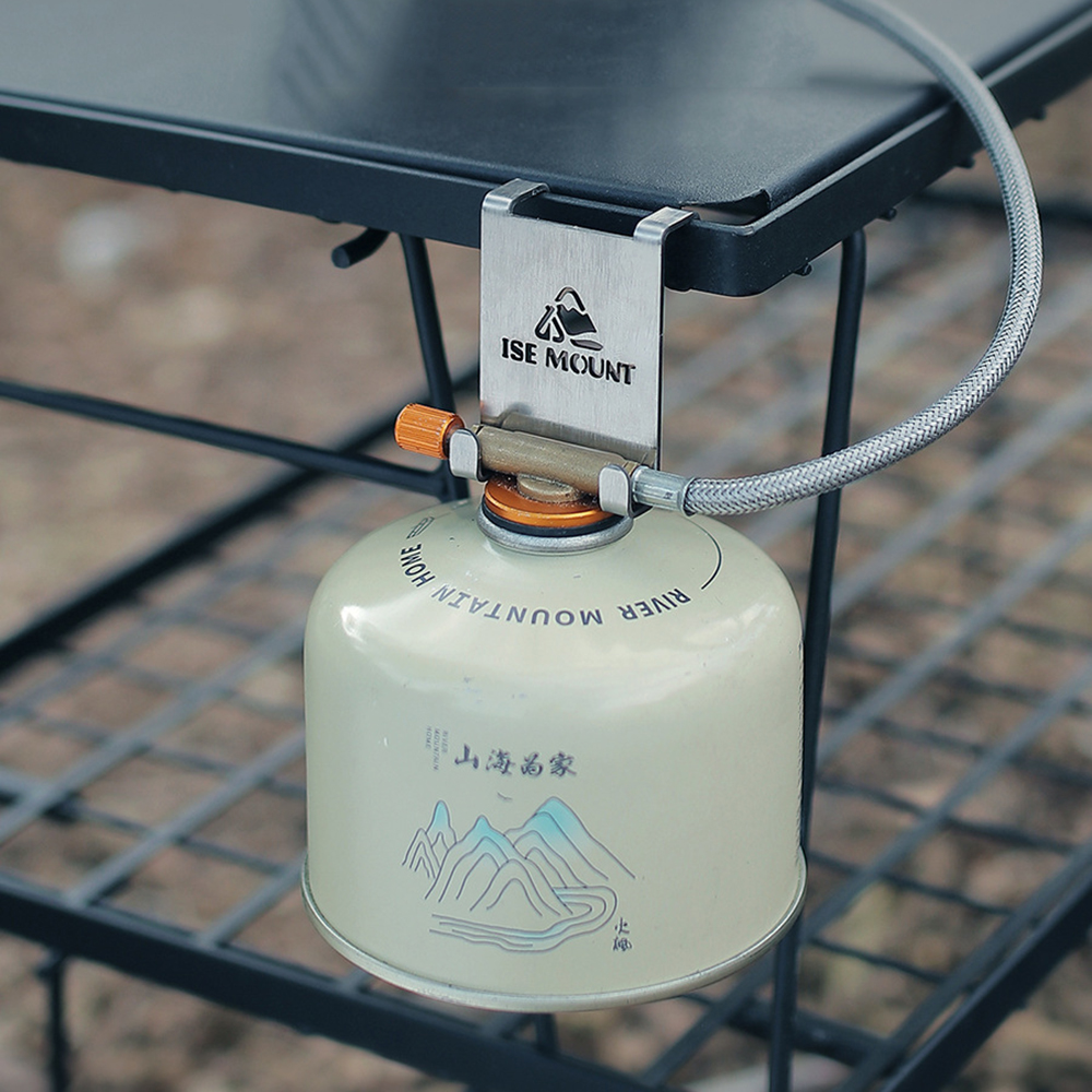 Hang Gas Canister Hook Camping - Outdoor Camping Gas Stove ulasan dan harga