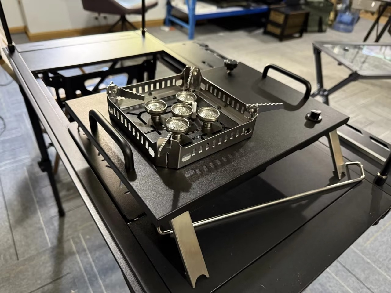 Portable Lightweight Stainless - Outdoor Camping Gas Stove ulasan dan harga