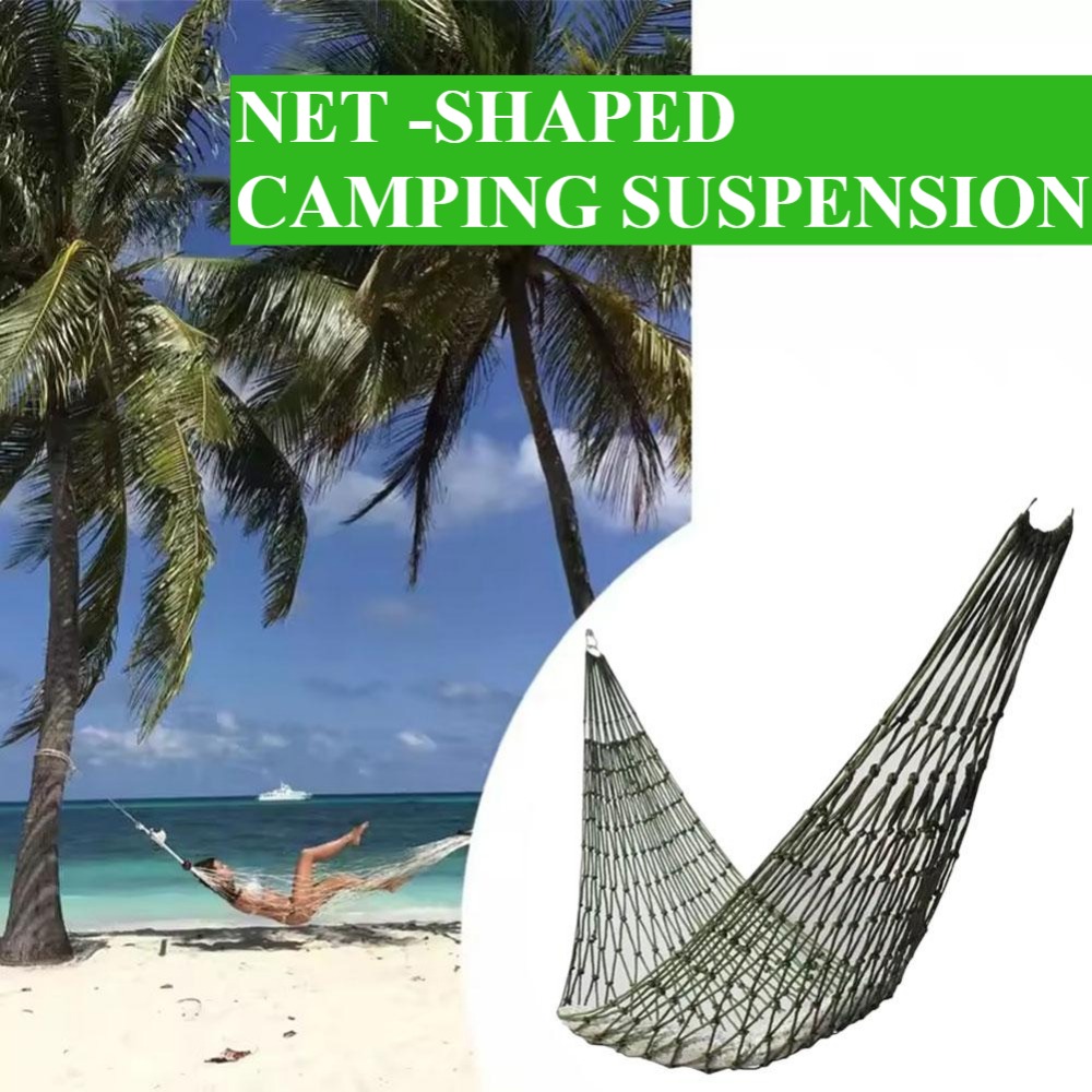 Nylon Rope Meshy Hammock For O - Camping Hammock ulasan dan harga
