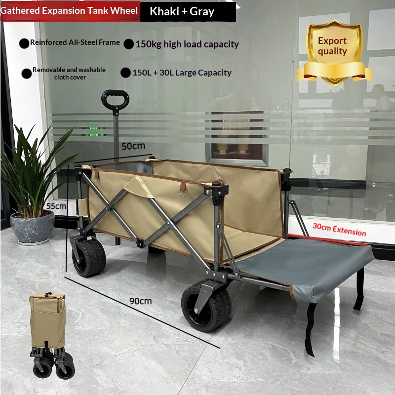 Outdoor Camping Trailer Trolle - Outdoor Camping Vehicle Wagon ulasan dan harga