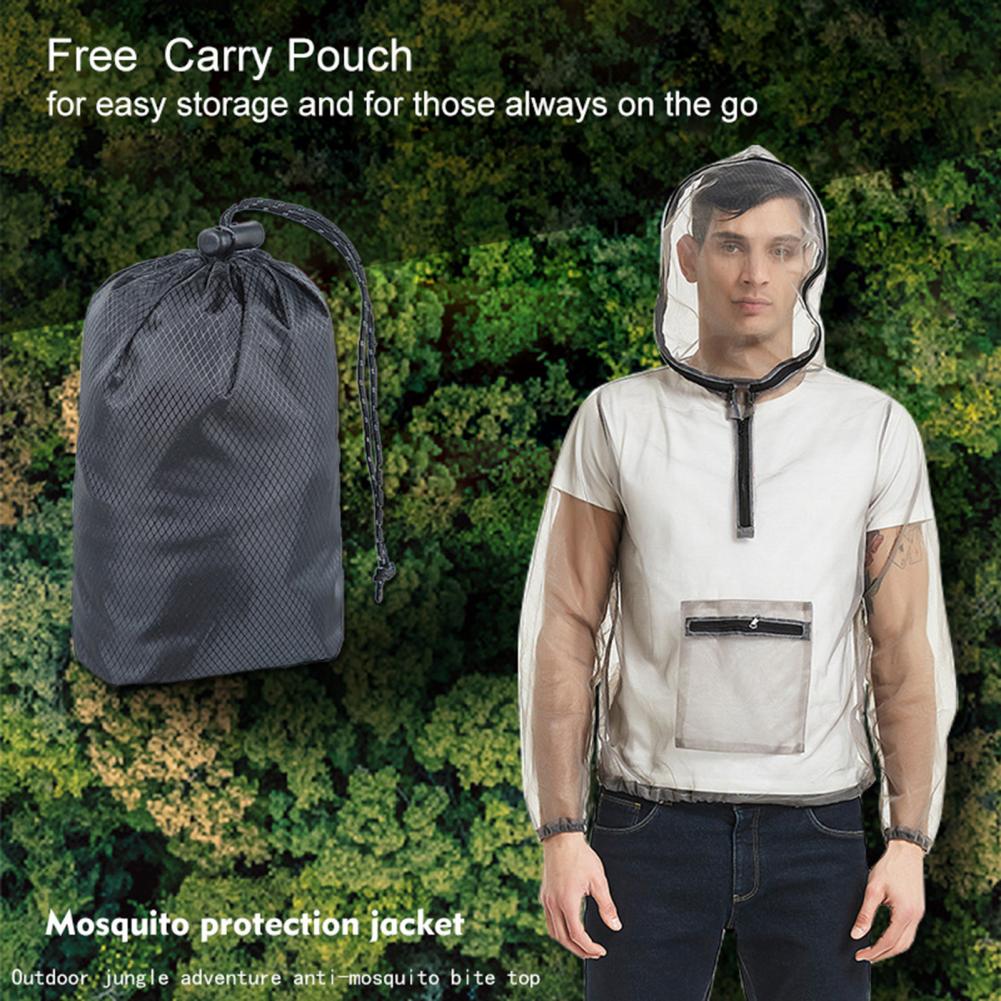 Outdoor Ultralight Mesh Hooded - Outdoor Camping Mosquito Net ulasan dan harga