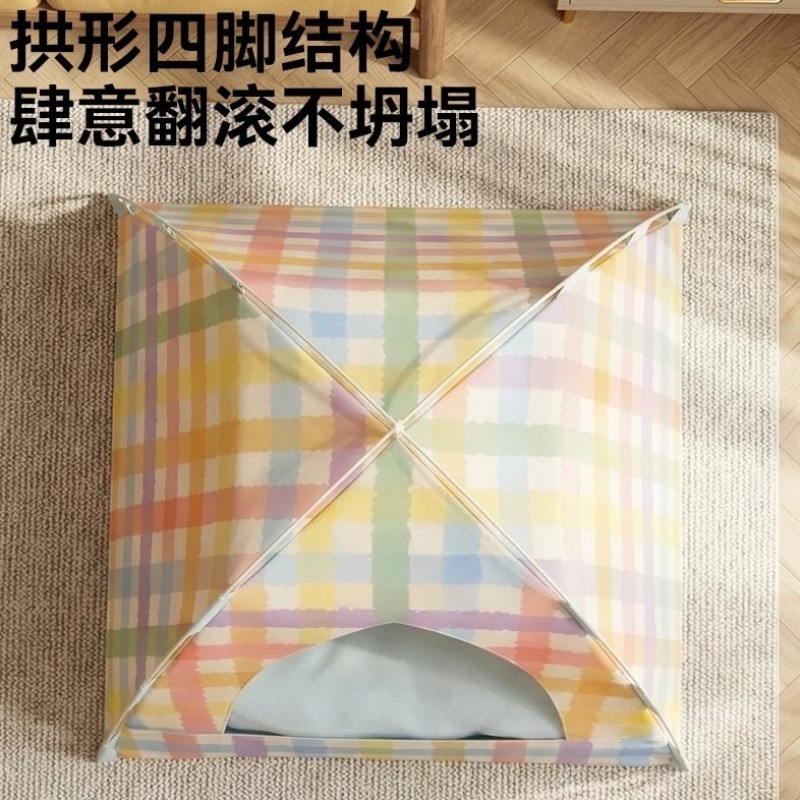 Portable Foldable Pet Tent Cat - Outdoor Camping Dog Bed ulasan dan harga