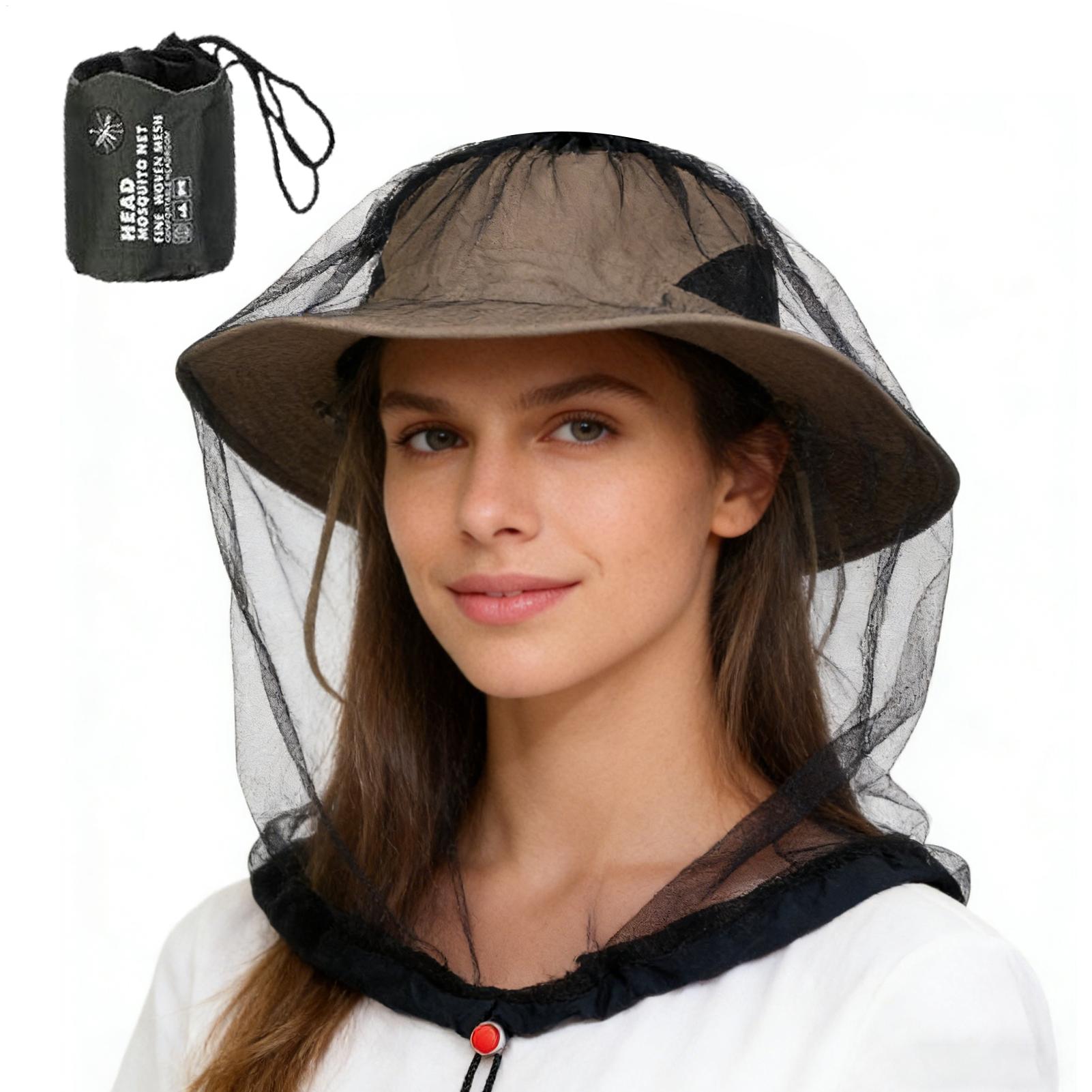 Breathable Fly Head Net With D - Outdoor Camping Mosquito Net ulasan dan harga