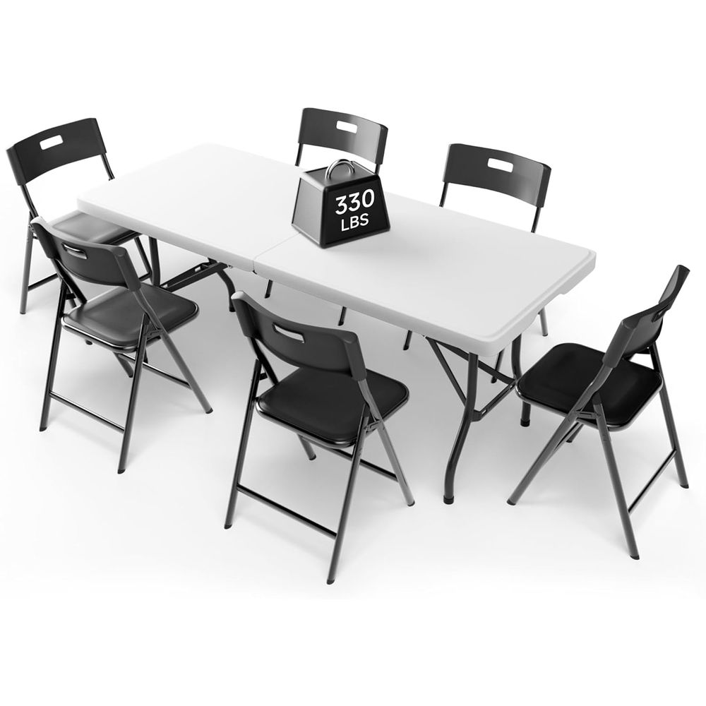 Portable 6-Piece olding Table  - Camping Outdoor Or Indoor ulasan dan harga
