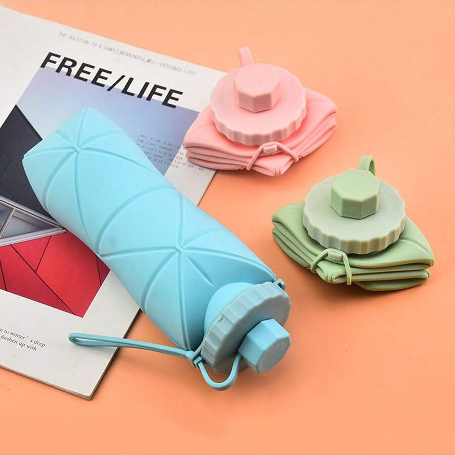 1Pc 600mlLarge Collapsible Sil - Collapsible Water Bottle ulasan dan harga