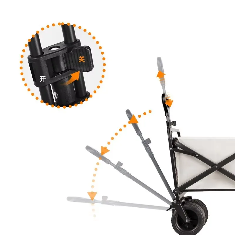 Lightweight 150L Portable Stee - Outdoor Camping Vehicle Wagon ulasan dan harga
