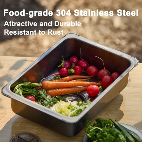 304 Stainless Steel Mini Sink  - Outdoor Camp ulasan dan harga