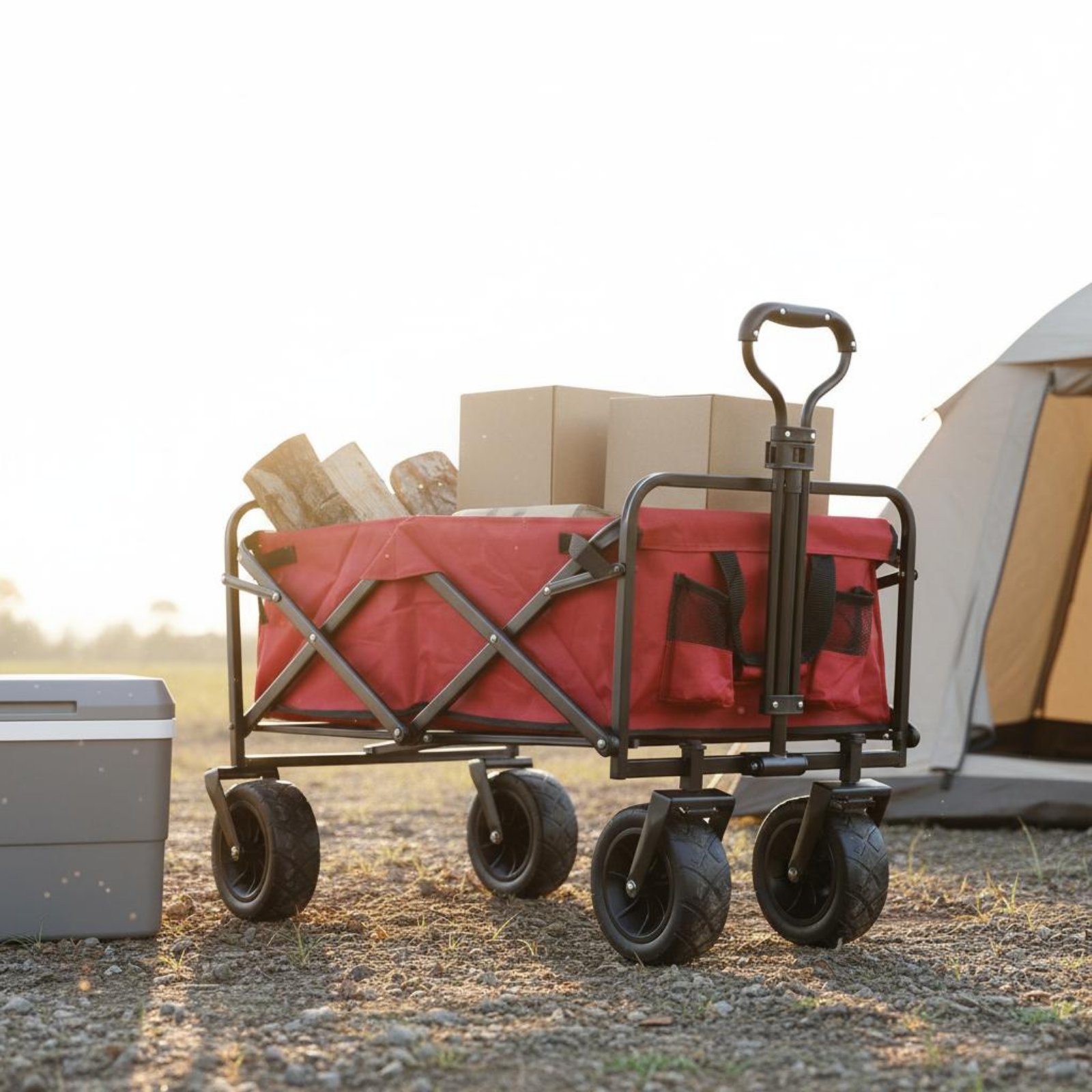 Folding Wagon Foldable Camping - Outdoor Camping Trolley ulasan dan harga