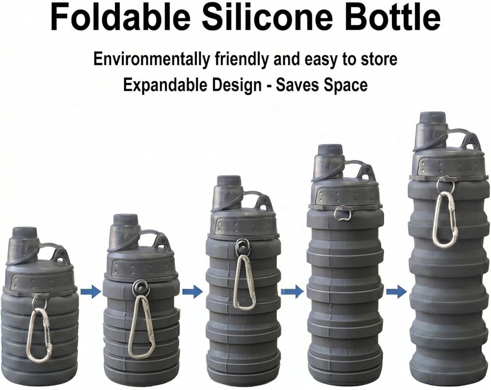 Collapsible Water Bottle 500ml - Collapsible Water Bottle ulasan dan harga