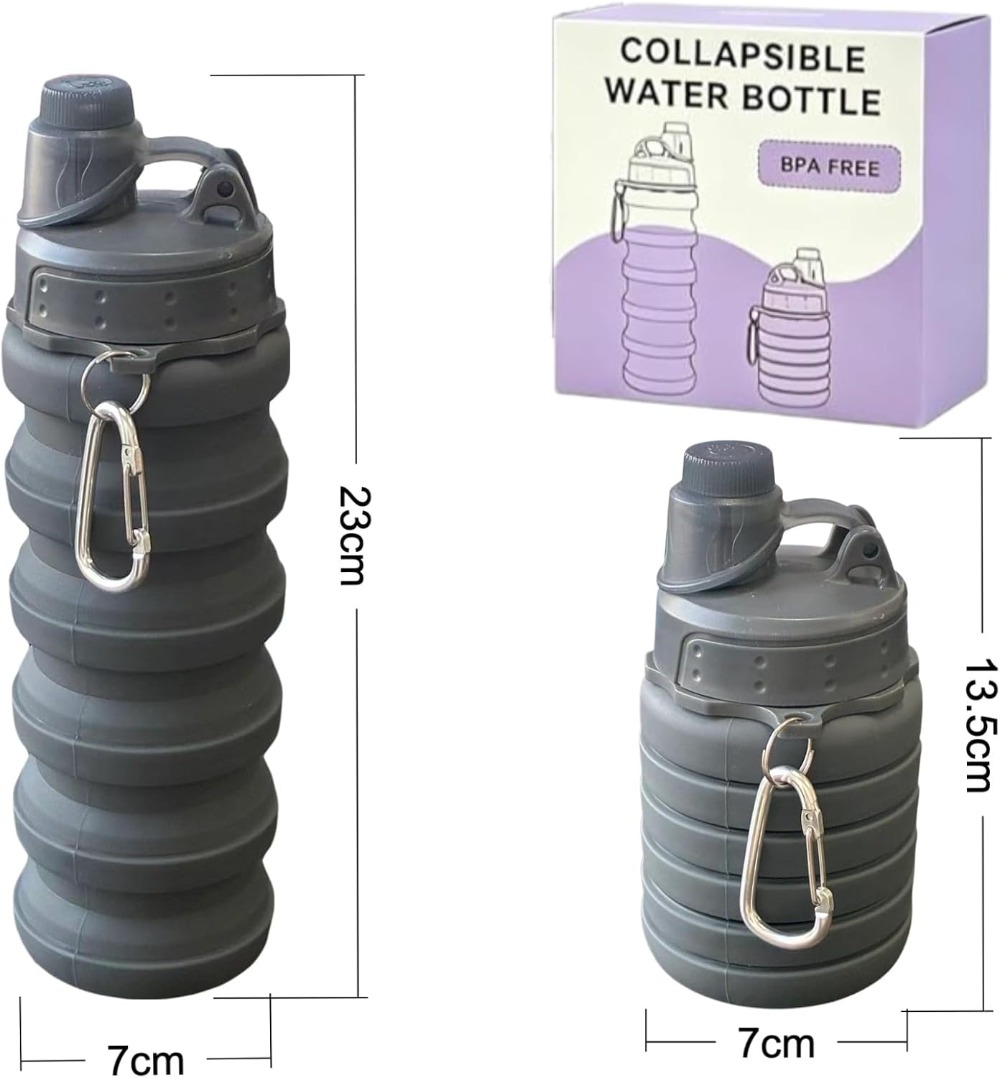 Collapsible Water Bottle 500ml - Collapsible Water Bottle ulasan dan harga