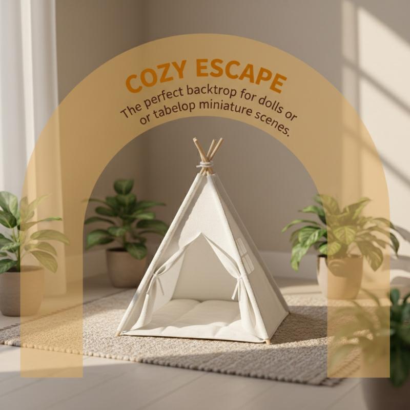 [JN] 1:12 Scale Camping Tent M - Outdoor Y Camping ulasan dan harga