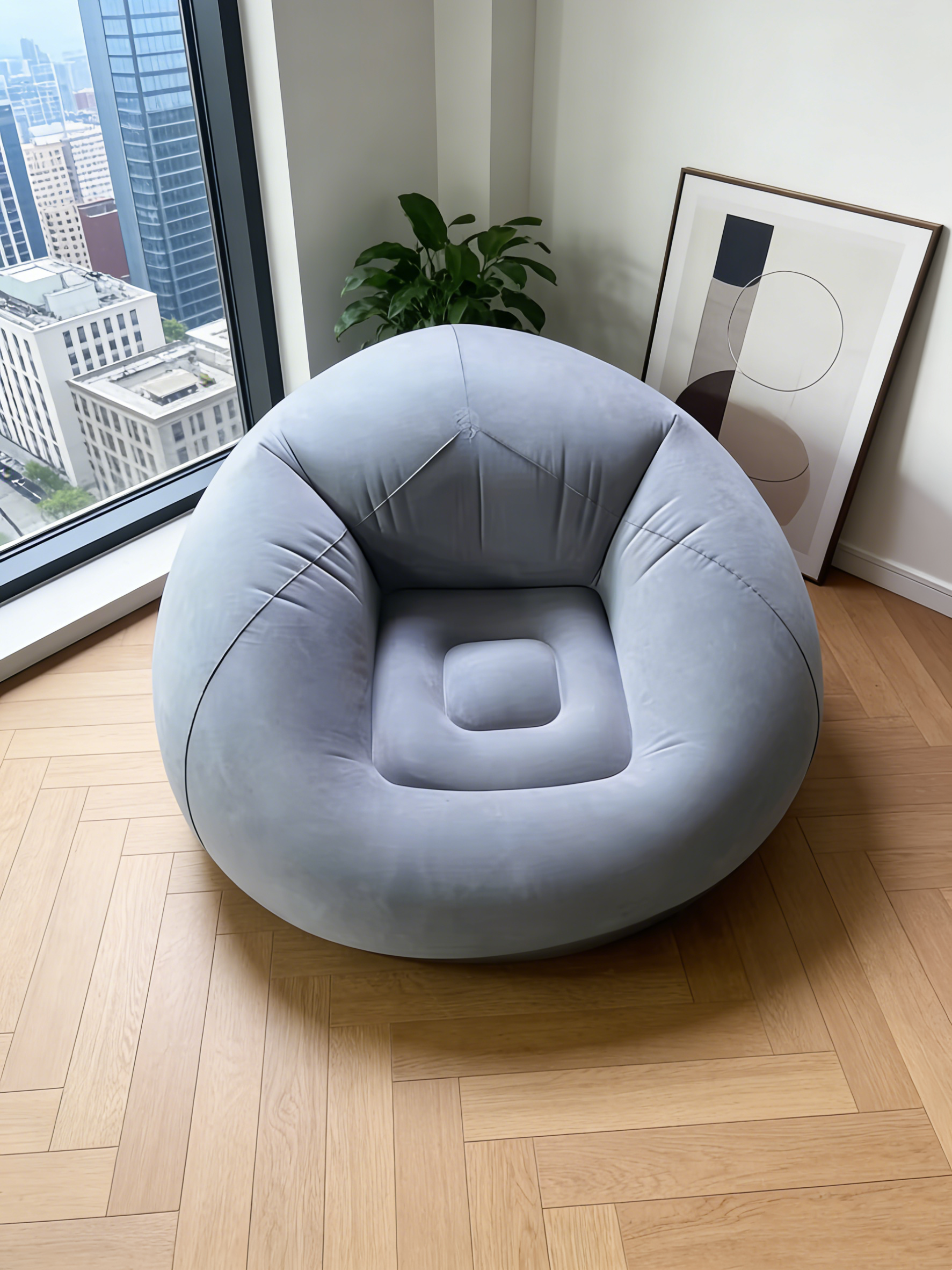 Portable Inflatable Round Air  - Outdoor Camping Furniture ulasan dan harga