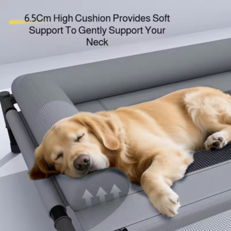 New Cooling Dog Cot Bed with P - Outdoor Camping Dog Bed ulasan dan harga