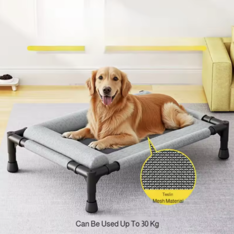 New Cooling Dog Cot Bed with P - Outdoor Camping Dog Bed ulasan dan harga