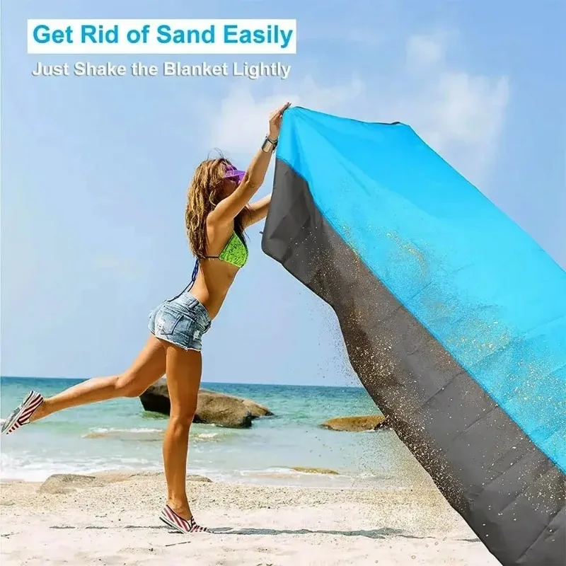 200*210cm Sandproof Beach Blan - Outdoor Camping Rug Waterproof ulasan dan harga