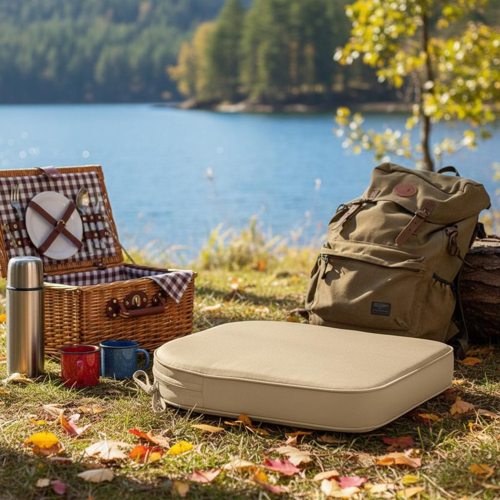 Waterproof Patio Seat Pad Easy - Outdoor Camping Chairs ulasan dan harga