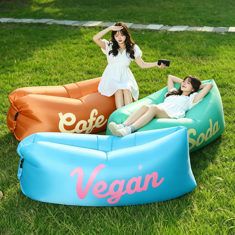 Portable Inflatable Air Sofa L - Outdoor Camping Rug Waterproof ulasan dan harga