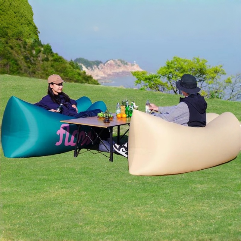 Portable Inflatable Air Sofa L - Outdoor Camping Rug Waterproof ulasan dan harga