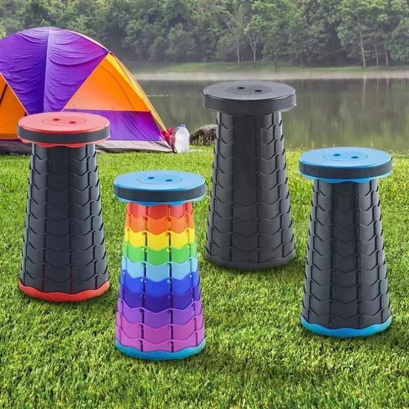 Portable Plastic Folding Teles - Outdoor Camping Chairs ulasan dan harga
